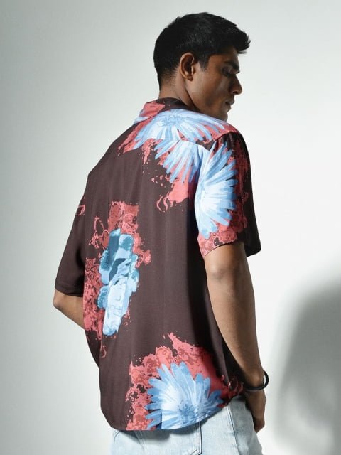 H&M Relaxed Fit Printed Shirt
