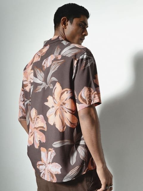 H&M Relaxed Fit Printed Shirt