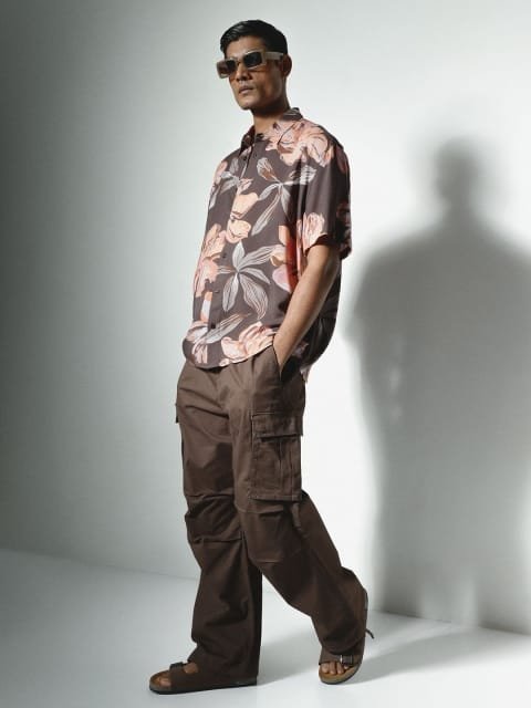 H&M Relaxed Fit Printed Shirt
