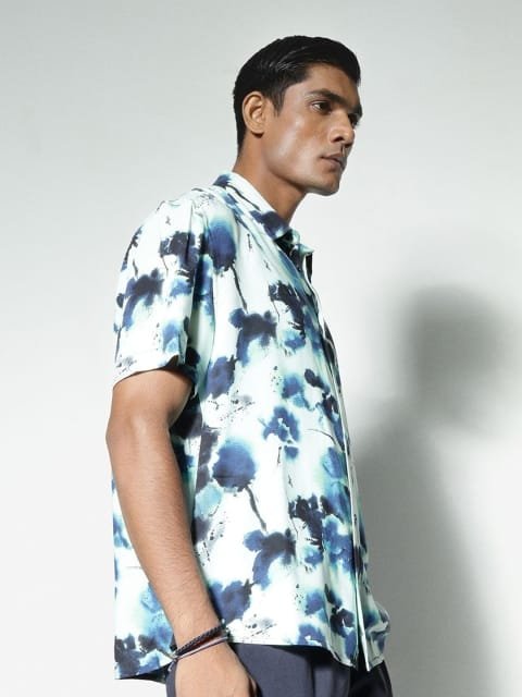 H&M Relaxed Fit Printed Shirt