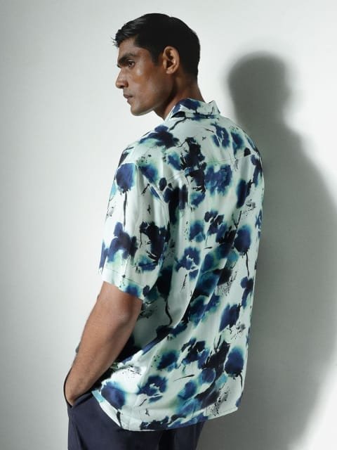 H&M Relaxed Fit Printed Shirt