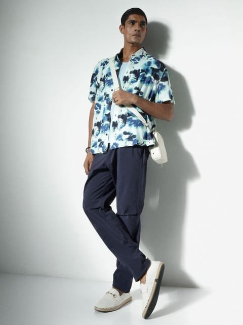 H&M Relaxed Fit Printed Shirt