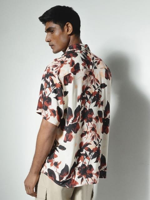 H&M Relaxed Fit Printed Shirt