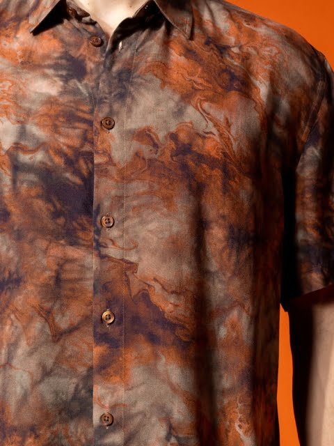H&M Relaxed Fit Printed Shirt