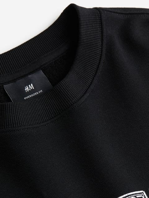H&M Relaxed Fit Printed Sweatshirt