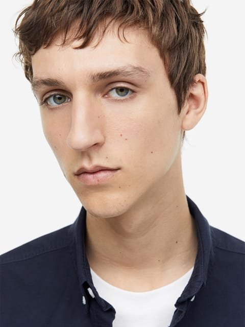 H&M Relaxed Fit Pure Cotton Oxford Shirt