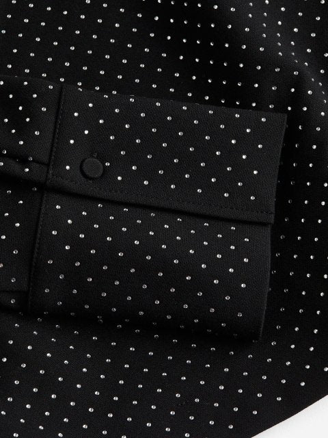 H&M Rhinestone-Embellished Blouse