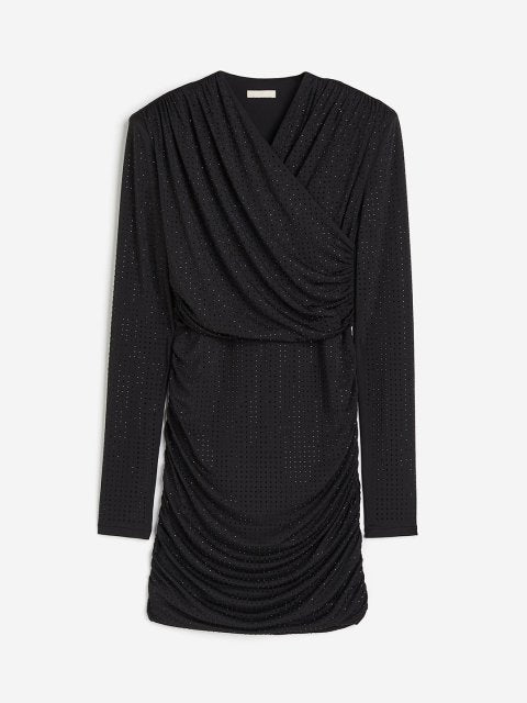 H&M Rhinestone-Embellished Dress