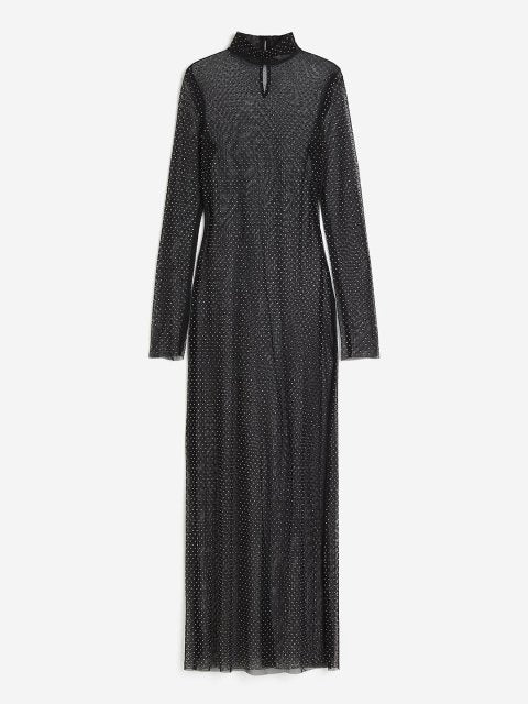 H&M Rhinestone-Embellished Dress
