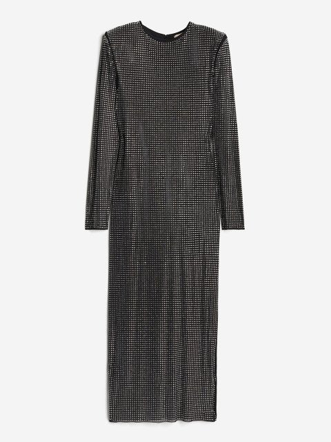 H&M Rhinestone-Embellished Dress
