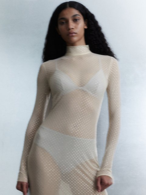 H&M Rhinestone-Embellished Dress