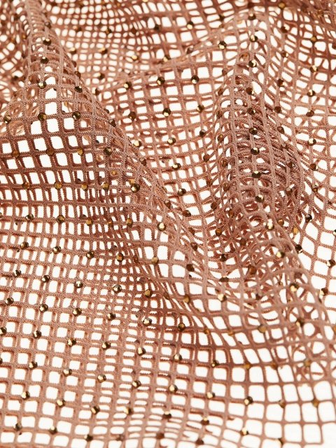 H&M Rhinestone-Embellished Net Dress