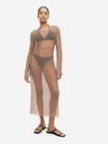 H&M Rhinestone-Embellished Net Dress