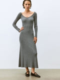 H&M Rib-Knit Off-The-Shoulder Dress