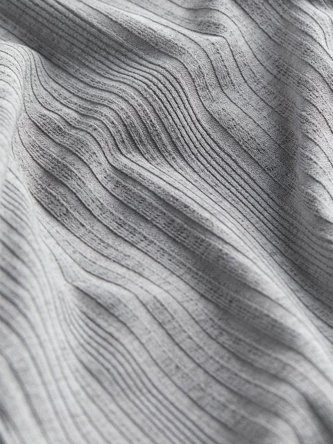 H&M Ribbed Collared Dress
