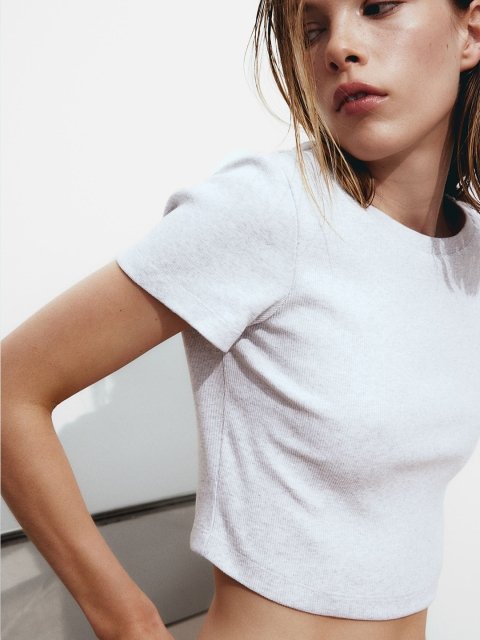 H&M Ribbed Jersey Top