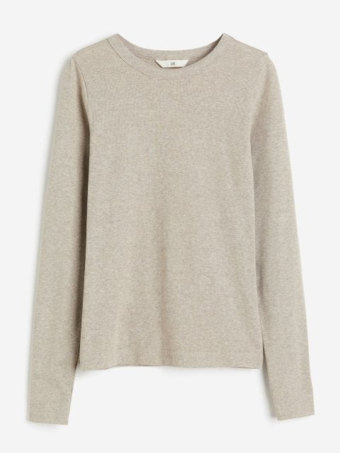 H&M Ribbed Modal-Blend Top