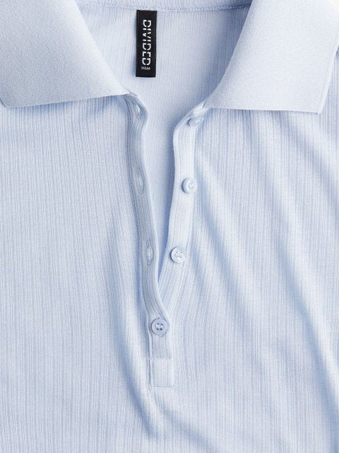 H&M Ribbed Polo Shirt