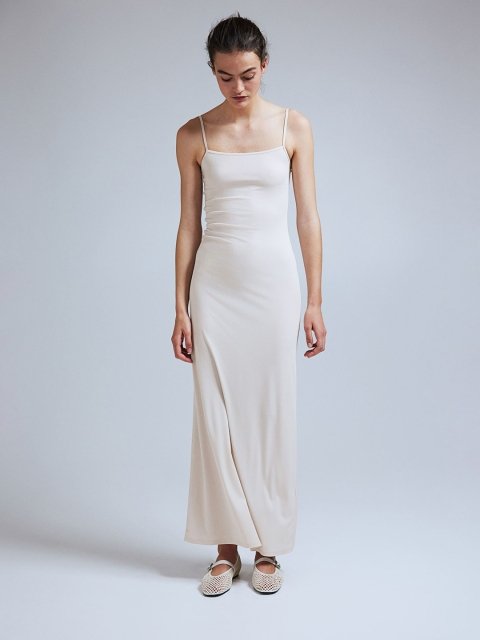 H&M Ribbed Sheath Maxi Dress