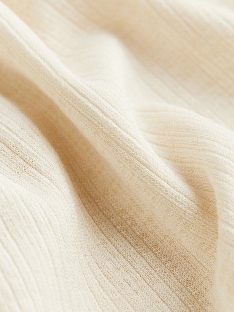 H&M Ribbed Tie-Front Top