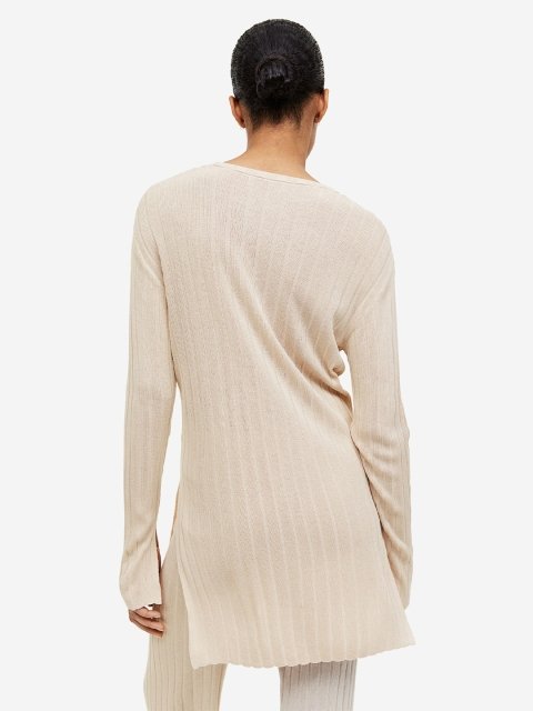 H&M Ribbed Viscose-Blend Top