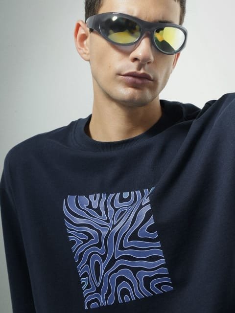 H&M Round Neck Printed T-Shirt