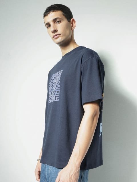H&M Round Neck Printed T-Shirt