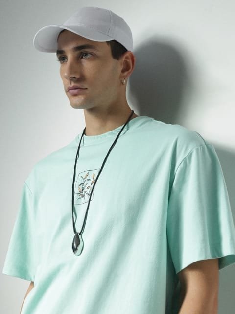 H&M Round Neck Printed T-Shirt