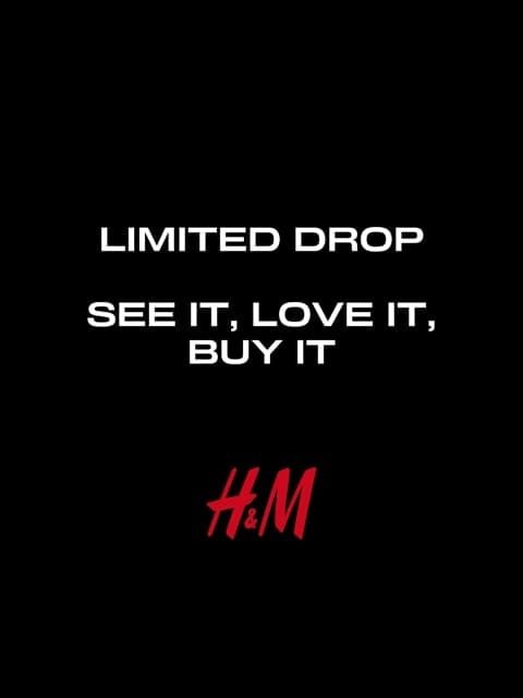 H&M Round Neck Printed T-Shirt