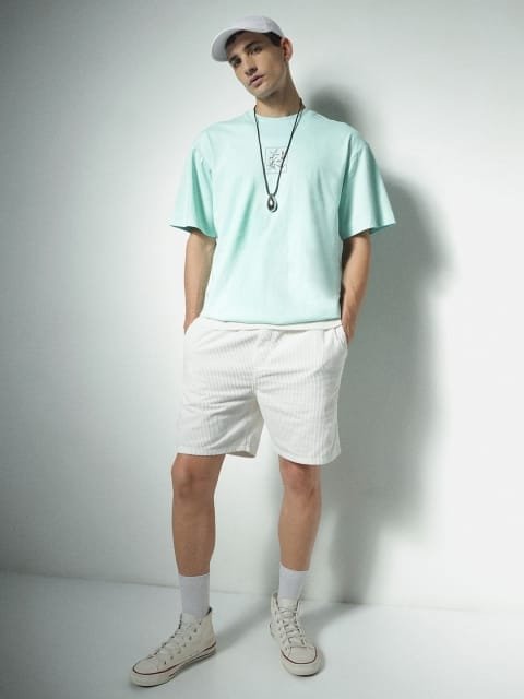 H&M Round Neck Printed T-Shirt