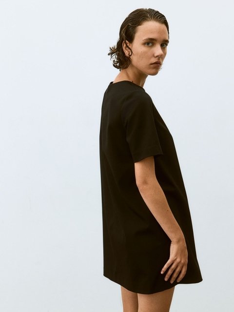 H&M Round Neck T-shirt Mini Dresses