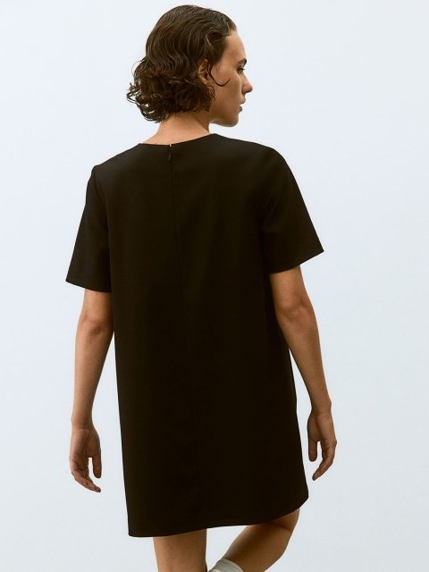 H&M Round Neck T-shirt Mini Dresses