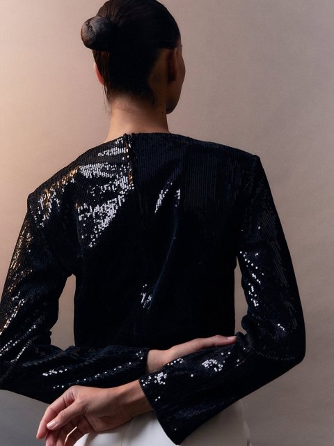 H&M Sequined Blouse