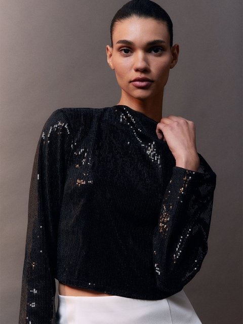 H&M Sequined Blouse