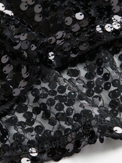 H&M Sequined Slip Dress