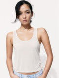 H&M Sheer Ribbed Vest Top