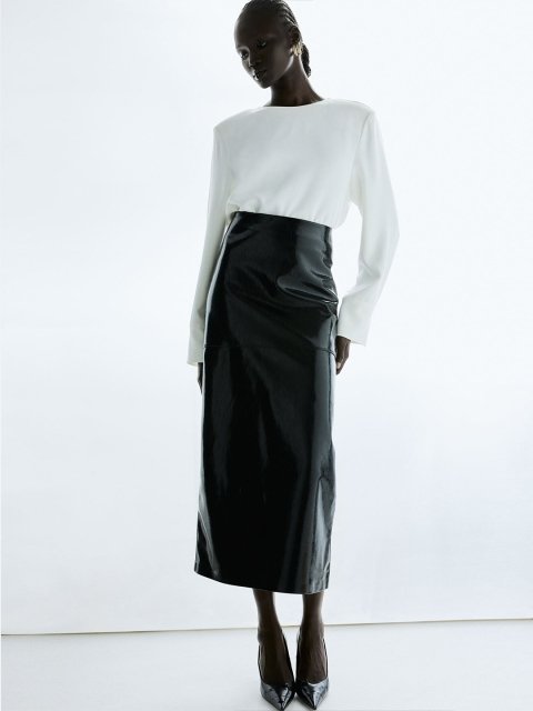 H&M Shoulder-Pad Blouse