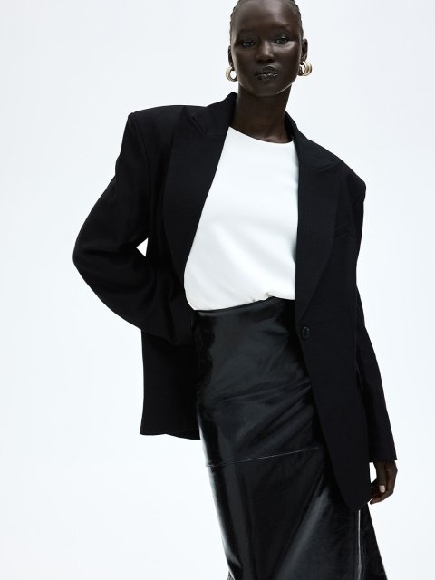 H&M Shoulder-Pad Blouse