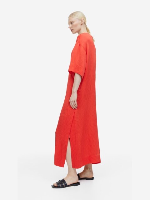 H&M Silk-Blend Maxi Dress
