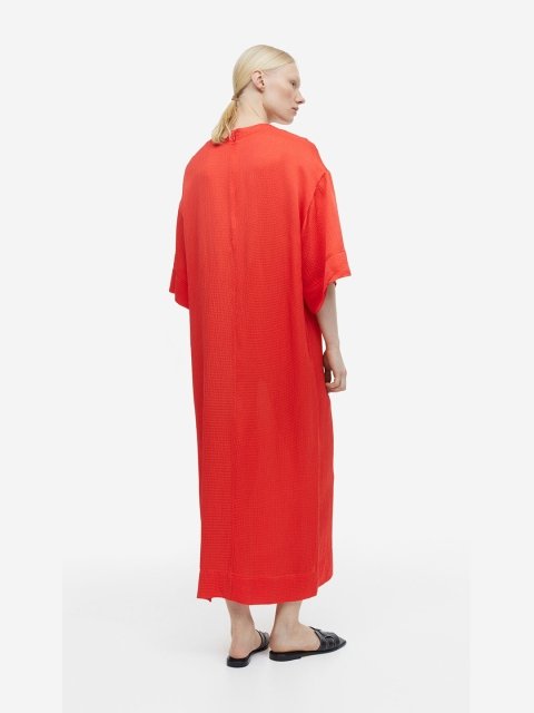 H&M Silk-Blend Maxi Dress