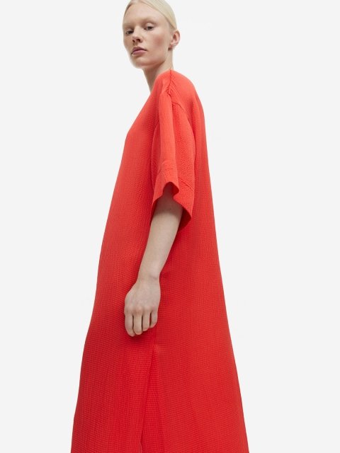 H&M Silk-Blend Maxi Dress
