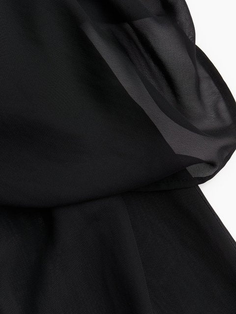 H&M Skirt-Layered Chiffon Trousers