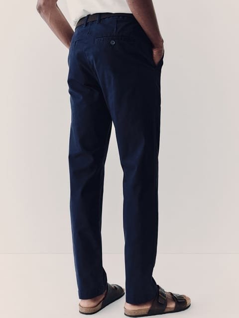 H&M Slim Fit Cotton Chino Trousers