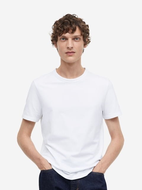 H&M Slim Fit Cotton T-Shirt