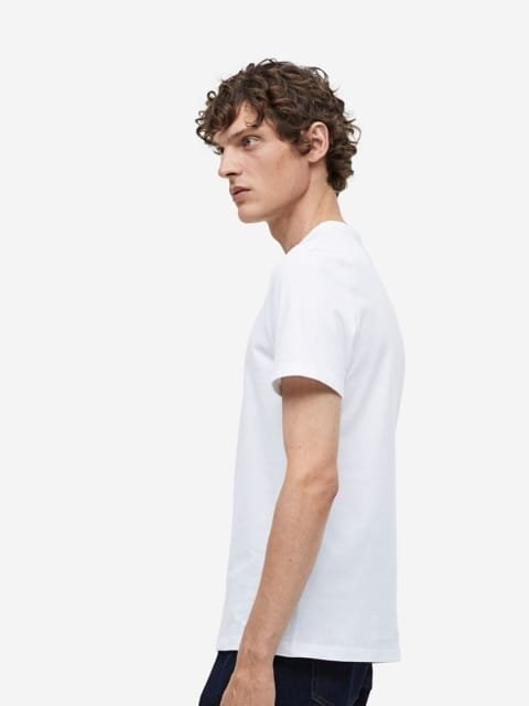 H&M Slim Fit Cotton T-Shirt
