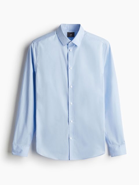 H&M Slim Fit Easy-Iron Shirt