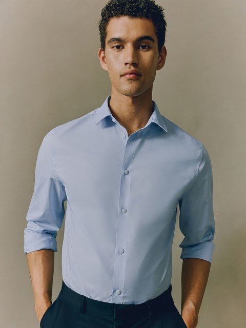 H&M Slim Fit Easy-Iron Shirt