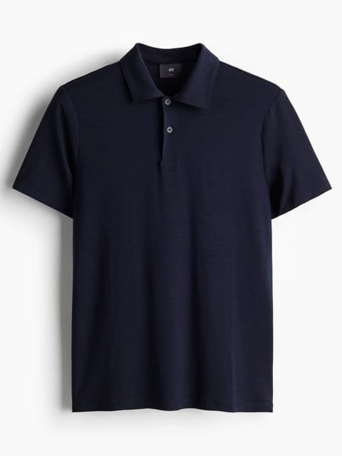 H&M Slim Fit Lyocell Polo Shirt