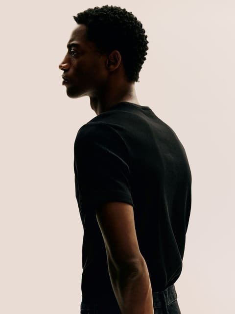 H&M Slim Fit Ribbed T-Shirt