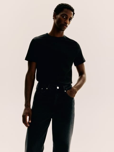 H&M Slim Fit Ribbed T-Shirt